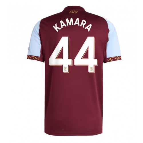 Aston Villa Boubacar Kamara #44 Hemmatröja 2025-26 Kortärmad Aston Villa Boubacar Kamara #44 Hemmatröja 2025-26 Kortärmad